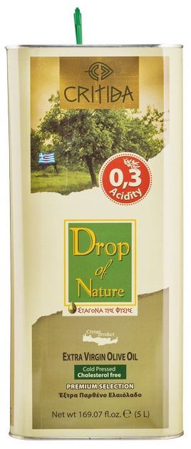 Olive Oil Critida Drop Of Nature Extra Virgin